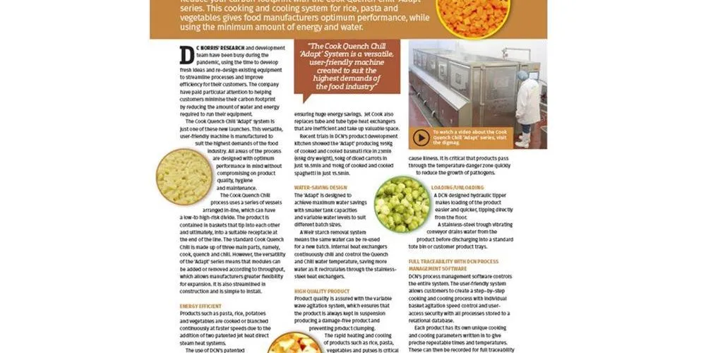 Reduce your carbon footprint with Cook Quench Chill Adapt