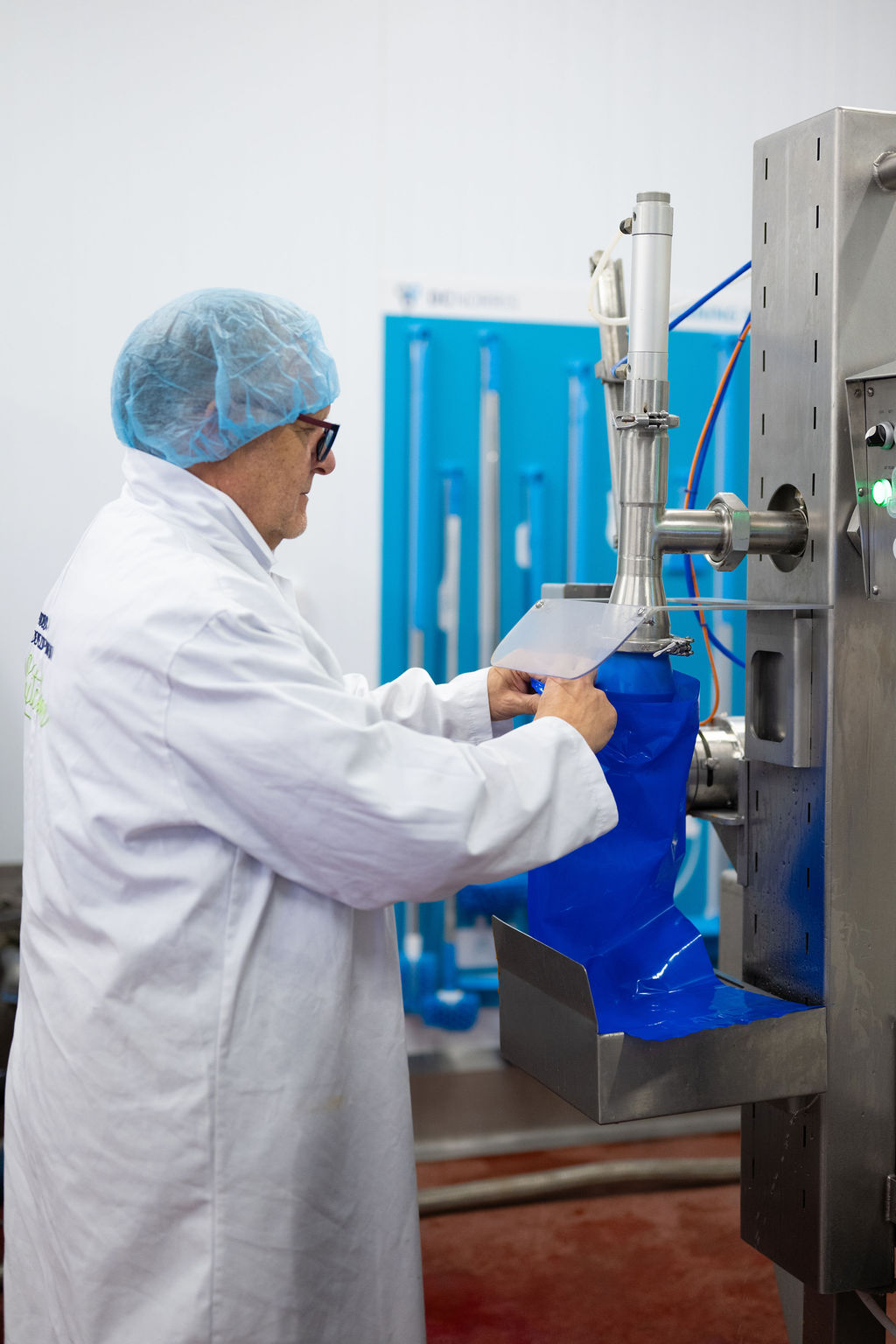 Pump Fill Station - filling cook chill bags