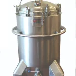 stainless steel mixing vessel
