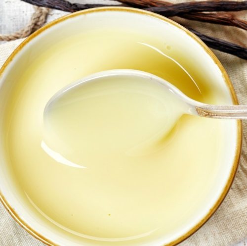 A bowl of silky smooth dairy custard