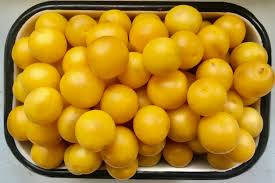 yellow cherries