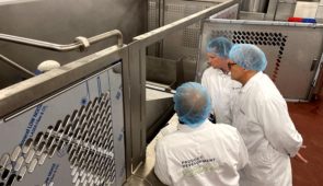 Food machinery professionals evaluating their industrial cooking equipment.