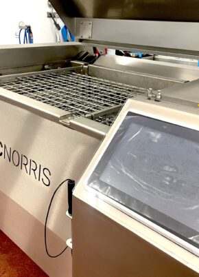 DC Norris wet pet food production system used to scale wet pet food production while maintaining consistent product quality.